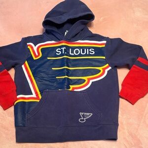 St. Louis Kids Hoodie - Blue and Red